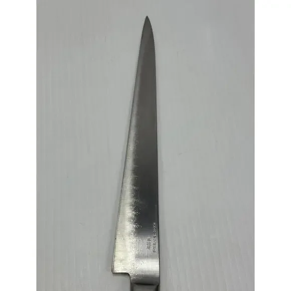 Used Japanese Chefs Knife 15 1/4” Long Tip To Handle End Swedish Steel - Picture 5 of 11